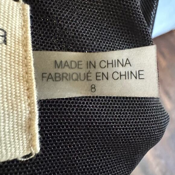 Alice + Olivia Air By Stacey Bendet Cate Stretch Jersey Tank Dress Black Size 8 - Picture 5 of 10